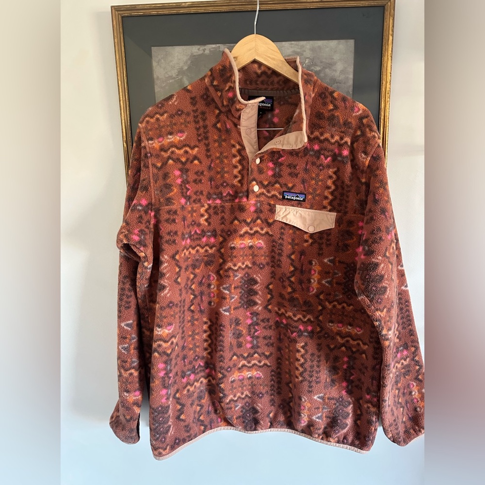 Patagonia Lightweight Synchilla Snap-T Fleece Pullover Women’s sz XL - Like New! - Picture 4 of 10